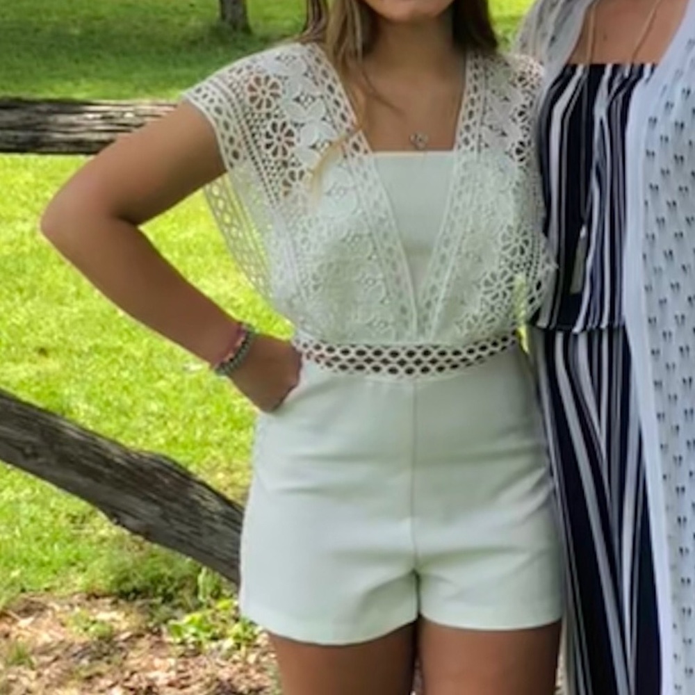 White Romper
